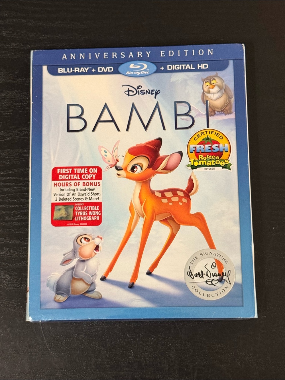 Disney Bambi Blu-ray and DVD